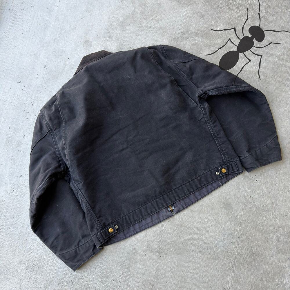 Carhartt J01 black Detroit work wear jacket - Picture 3 of 8